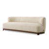 Sofa Stelvio Walnut Finish Winslow Chenille Beige Eichholtz 232CM (Coming Soon)