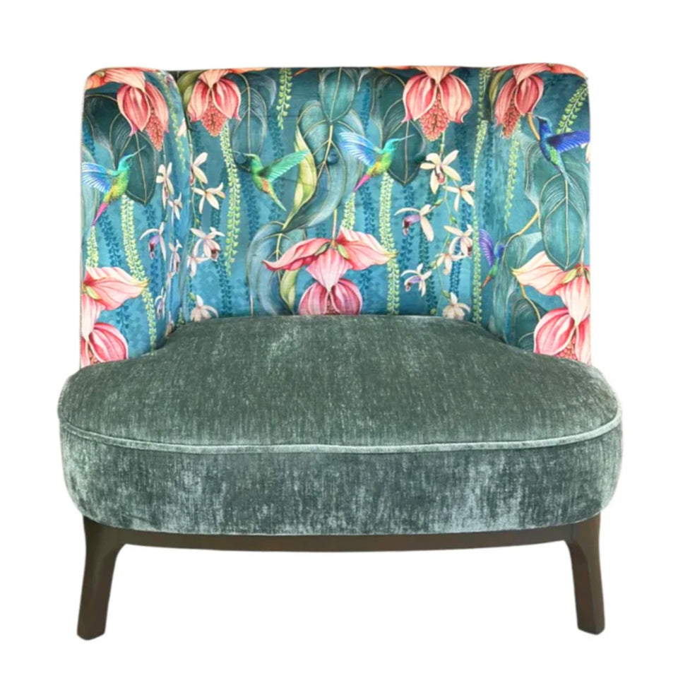 Dragonfly in Trailing Orchid Teal Pink By Osborne & Little