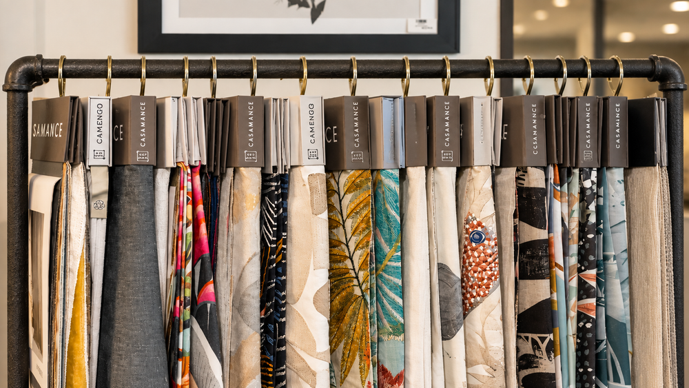 Explore curtain fabrics at Janine
