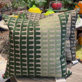 Abstract Green Cushion 45x45cm