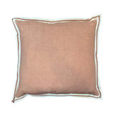 Terracotta Flange Linen Cushion 50X50CM