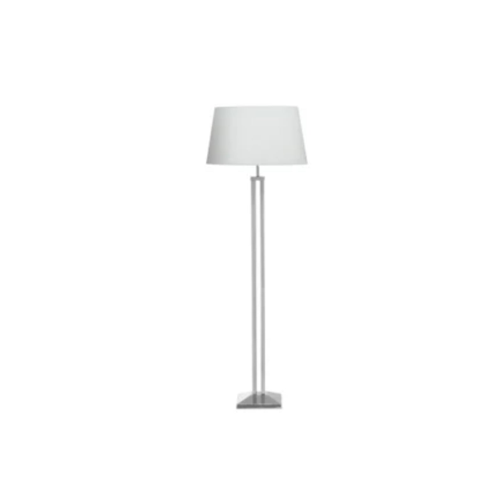 FLOOR LAMP GLOSSY NICKEL  | POLISHED STAINLESS STEEL
