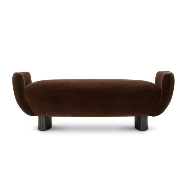 Stirling Bench Sonoma Brown Velvet Eichholtz (Coming Soon)