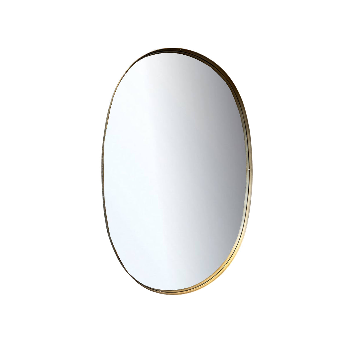 Oval Metal Mirror