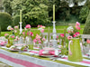 Stripe Pink Avocado Tablecloth 165cm x 300cm