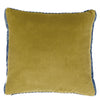 CASSIA CORD INDIGO VELVET CUSHION 43X43CM