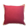 Crimson Flange Linen Cushion 50X50CM