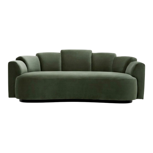 Sofa Marbella Torrin Green Velvet 194cm (Coming Soon)