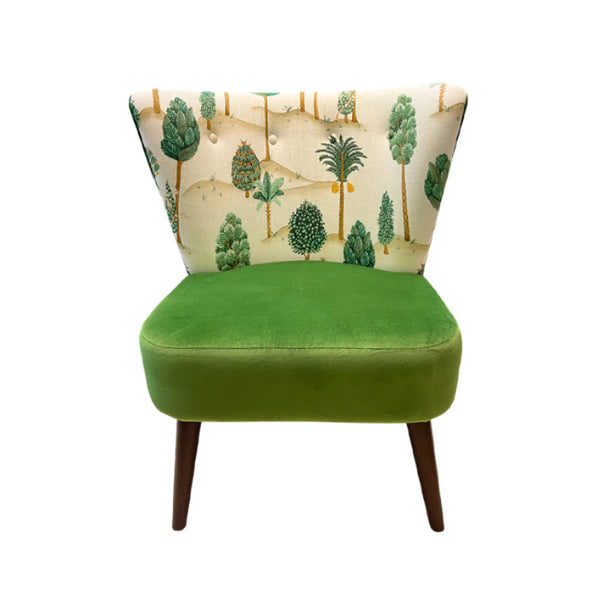 Julep Chair In Byzance Foresta Emerald by Osborne & Little