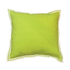 Lime Flange Linen Cushion 50X50CM