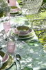 Hydrangea Linen Tablecloth in Green 165cm x 300cm