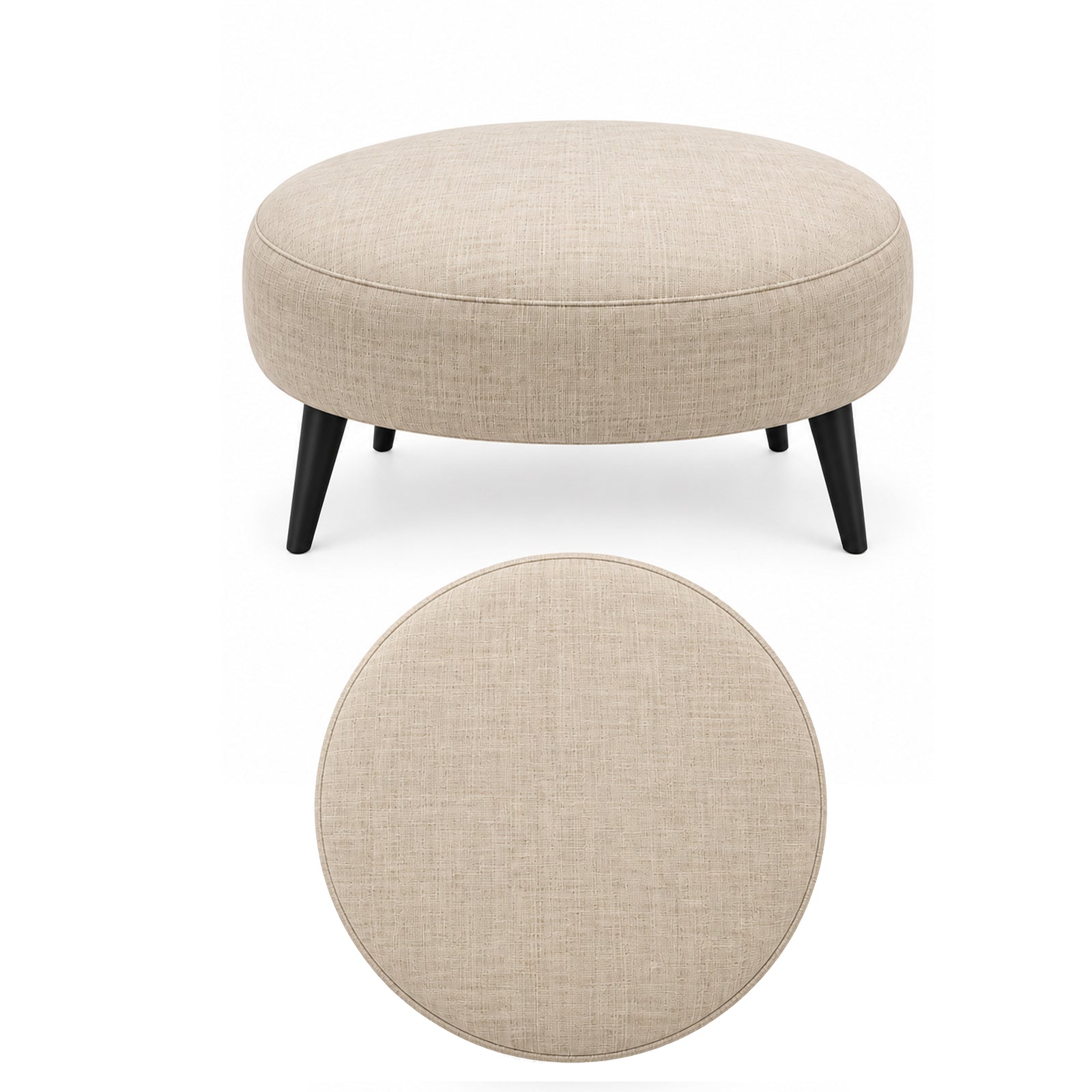 Meringue Footstool