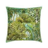 Haryana Emerald Linen Cushion 55 x 55