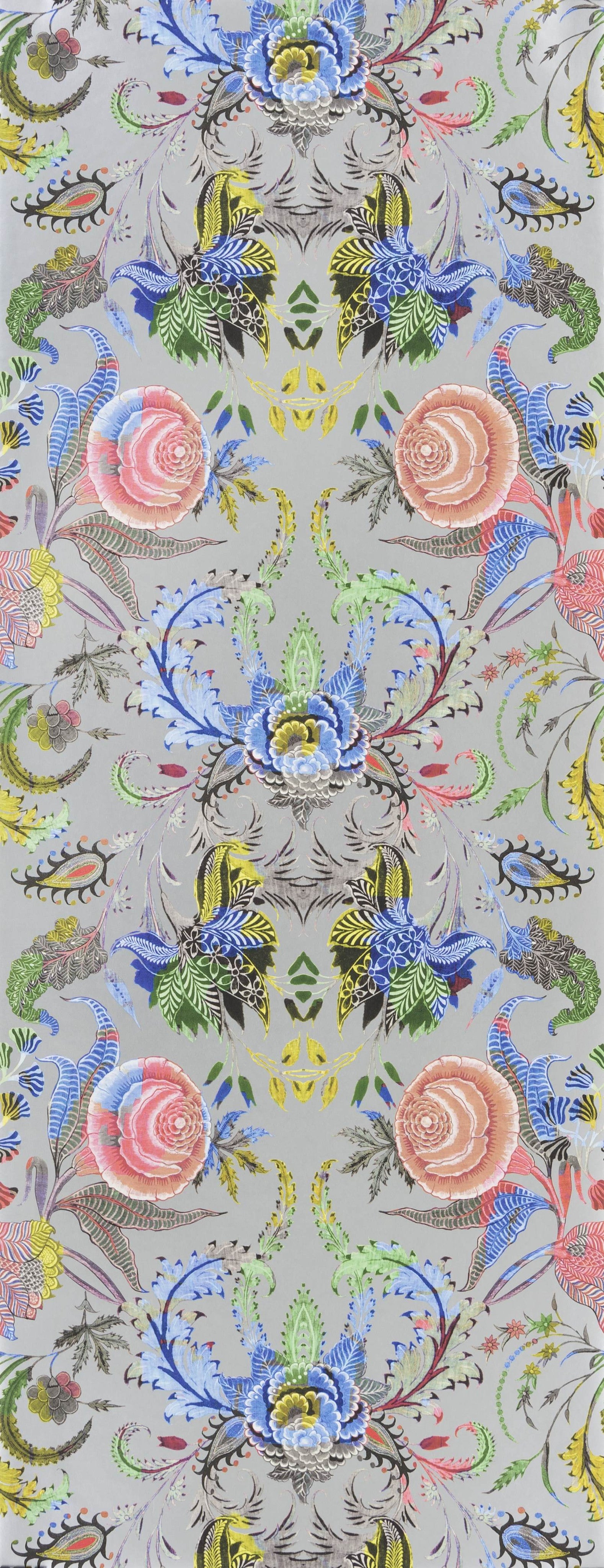 Wallpaper Noailles Argent | Christian Lacroix