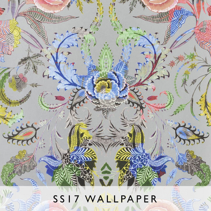 Wallpaper Noailles Argent | Christian Lacroix