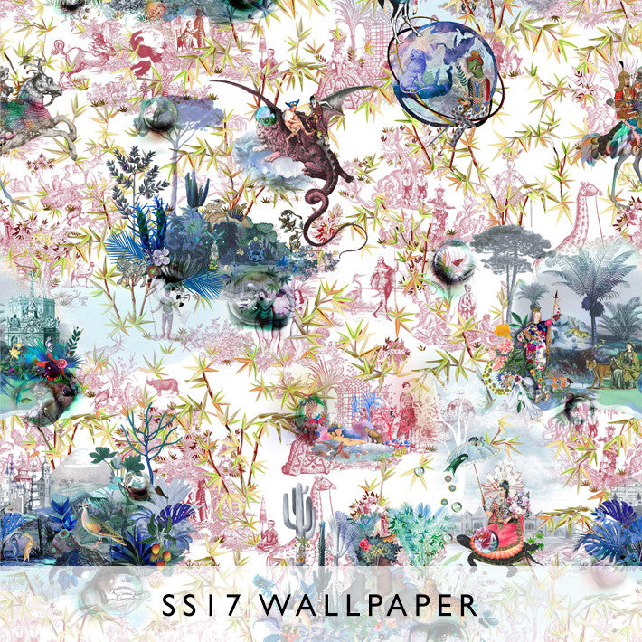 Wallpaper Reveries Tomette | Christian Lacroix