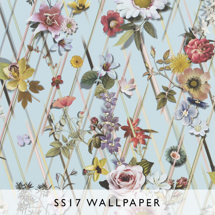 Wallpaper Rocaille Aqua | Christian Lacroix
