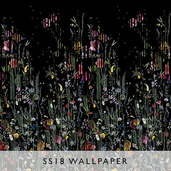 Wallpaper Babylonia Nights Panoramic in Crepuscule | Christian Lacroix SS18 | Janine Kuala Lumpur