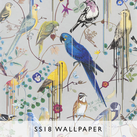 Wallpaper Birds Sinfonia Argent