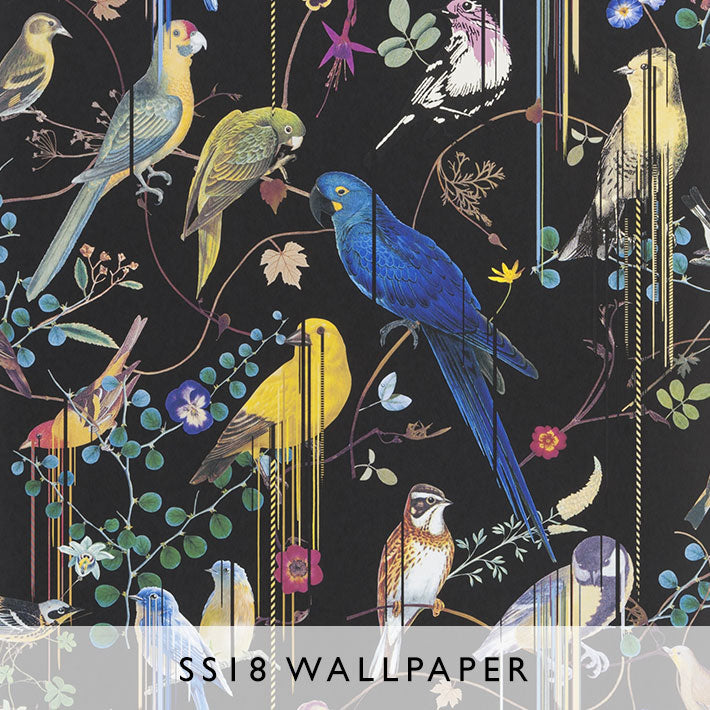 Wallpaper Birds Sinfonia in Crepuscule | Christian Lacroix SS18 | Janine Kuala Lumpur