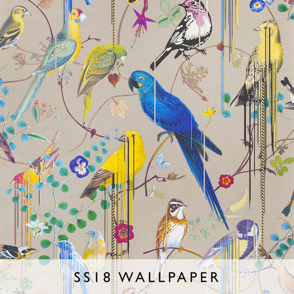 Wallpaper Birds Sinfonia in Cuivre | Christian Lacroix SS18 | Janine Kuala Lumpur