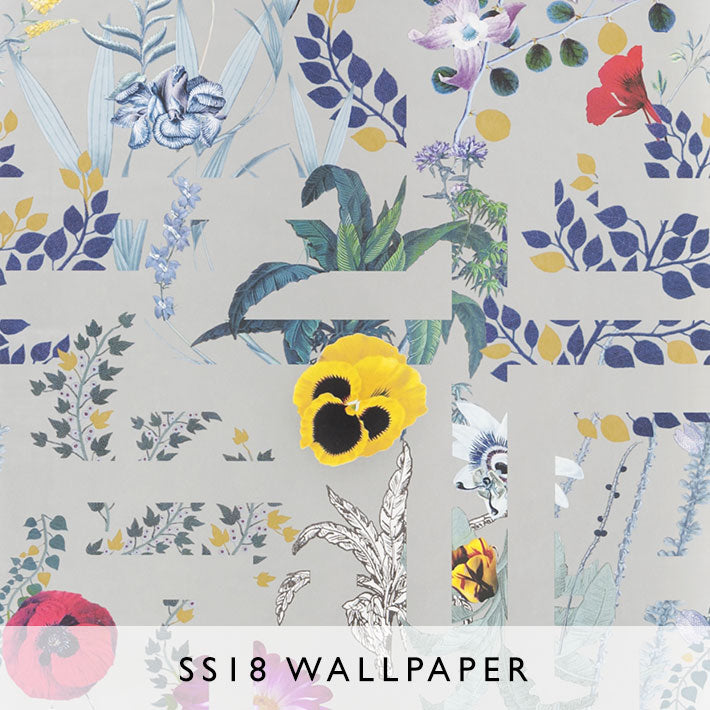 Wallpaper Primavera Labyrinthum in Argent | Christian Lacroix SS18 | Janine Kuala Lumpur