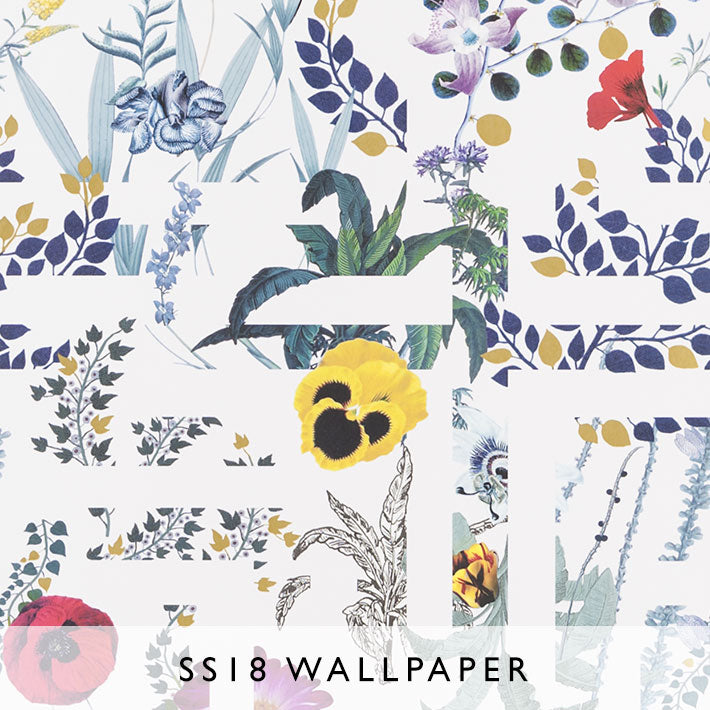 Wallpaper Primavera Labyrinthum in Perce Neige | Christian Lacroix SS18 | Janine Kuala Lumpur