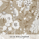 Wallpaper Emillie in Gold | Designers Guild SS18 | Janine Kuala Lumpur