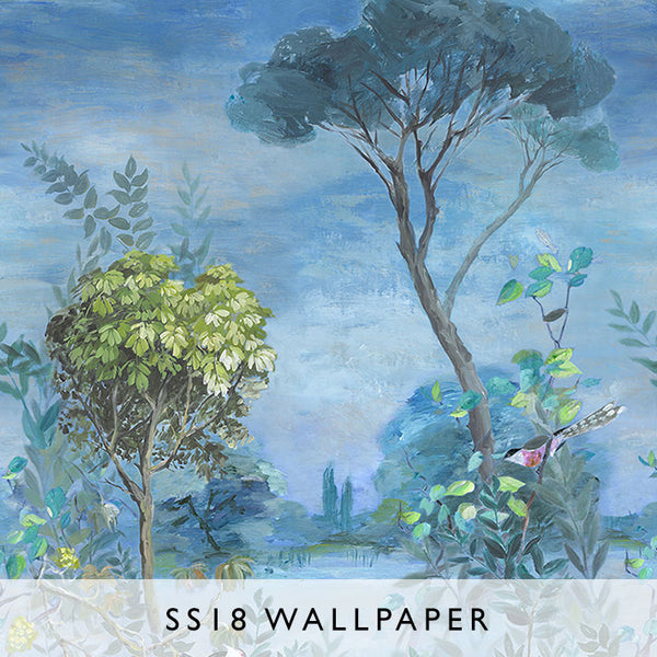Wallpaper Giardino Segreto Scene 1 |Designers Guild SS18 | Janine Kuala Lumpur