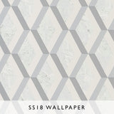 Wallpaper Jourdain in Graphite | Designers Guild SS18 | Janine Kuala Lumpur