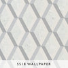 Wallpaper Jourdain in Graphite | Designers Guild SS18 | Janine Kuala Lumpur