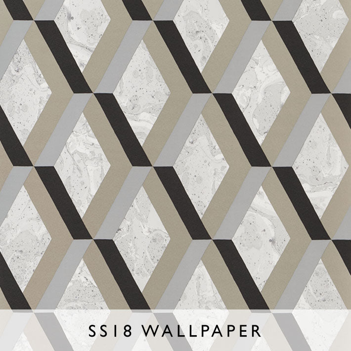 Wallpaper Jourdain in Noir | Designers Guild SS18 | Janine Kuala Lumpur