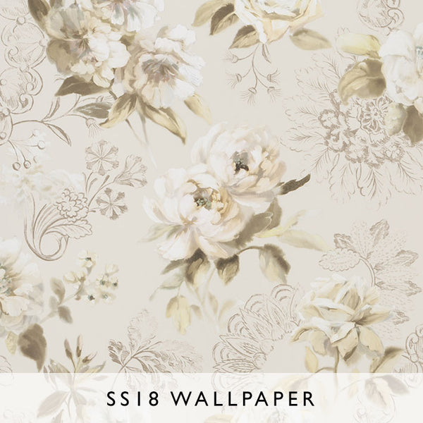 Wallpaper Victorine in Pale Birch | Designers Guild SS18 | Janine Kuala Lumpur