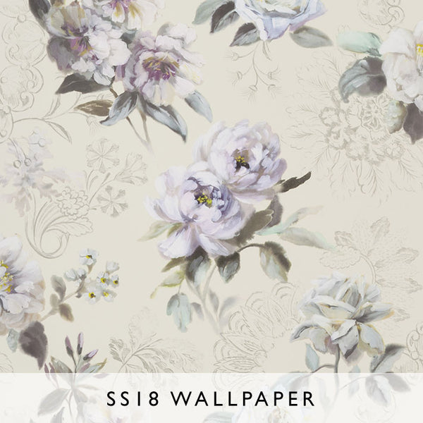 Wallpaper Victorine in Vanilla | Designers Guild SS18 | Janine Kuala Lumpur