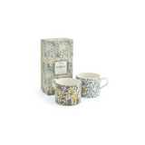 Morris & Co Mugs Set of 2 Daffodil Privat Pink & Willow Bough Sage