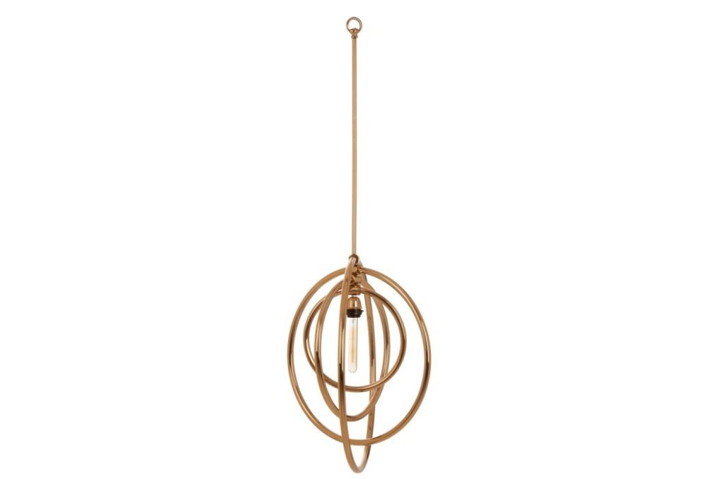 LANTERN GLOSSY GOLD | GLASS & POLISHED STAINLESS STEEL