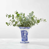 Spode Blue Italian Hexagonal Vase